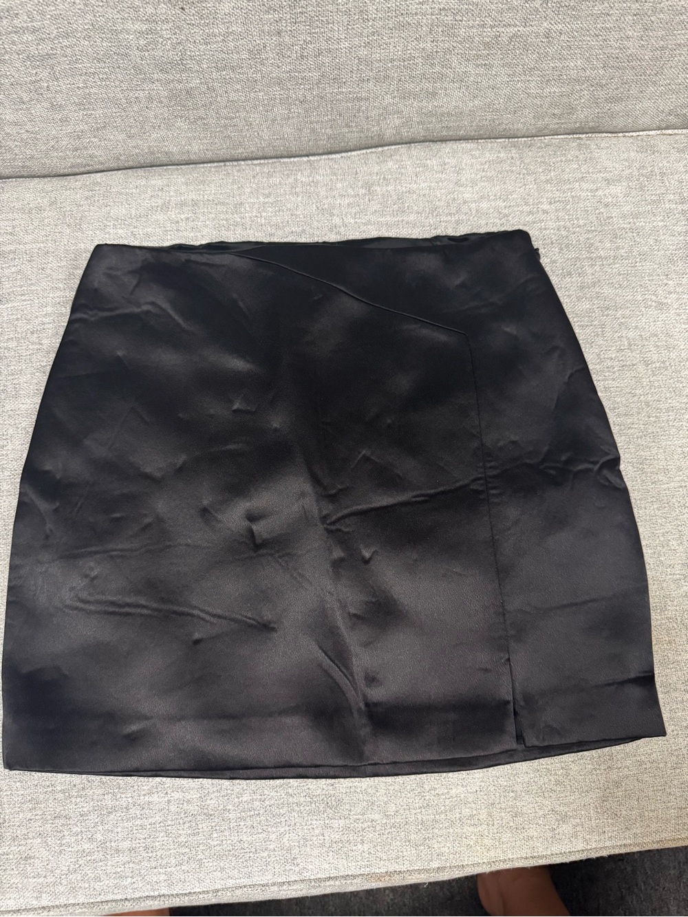 kate spade Black Satin Mini Skirt